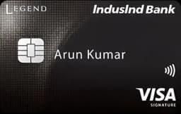 IndusInd Legend Credit Card card art