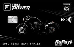 IDFC HPCL First Power Credit Card card art