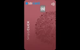 SBI Simplyclick Credit Card card art
