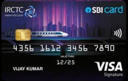 IRCTC SBI Card Premier card art