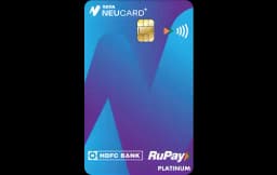 Tata Neu Plus HDFC Credit Card card art