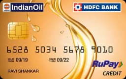 Indianoil HDFC Bank Credit Card card art