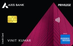 Axis Bank Privilege Credit Card card art